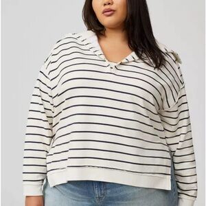 Torrid V-Neck Pullover Sweatshirt